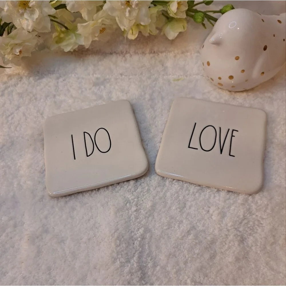 Rae Dunn Set of Two Coasters, 